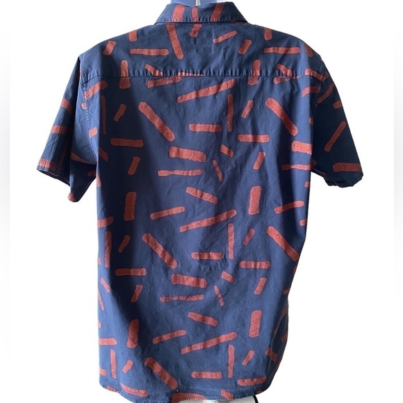 Hurley Pelican Festive Button Down Collared Shirt Men 2XL XXL - Picture 5 of 8